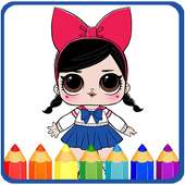 How To Color LOL Surprise Doll -lol ball pop 4