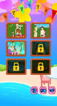Pool Party love stroy games - Couple Kissing Screen Shot 2