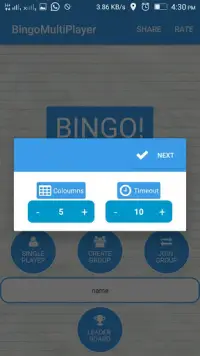 Bingo MultiPlayer (offline, less than 1MB) Screen Shot 1
