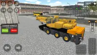 Truck Crane at Dozer Simulation Screen Shot 3