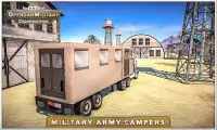 Offroad Military Camper Van - Army Transport Truck Screen Shot 4
