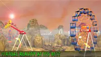 VR Temple Amusement Park - Roller coaster fun Screen Shot 3