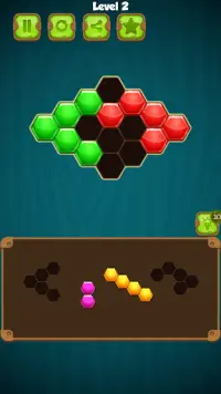 Hexa Puzzle - Best Hexagon Blocks Free Game! Screen Shot 3