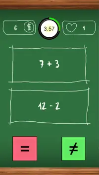 Equal or not Equal : Mental Math Game Screen Shot 4
