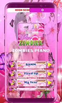 ZOMBIES DISNEY`S Piano Tile New 2018 Screen Shot 1