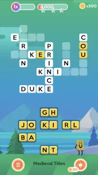 Letter Bounce - Word Puzzles Screen Shot 2