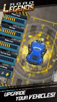 Road Legends - Car Racing Shooting Games For Free Screen Shot 2
