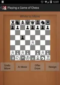 Chess Game AI Screen Shot 2