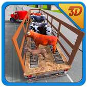 سائق مزرعة النقل الحيوان