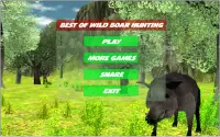 Sniper Boar Hunting 3D Screen Shot 0