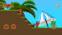 Rolling Balls - Tropical Beach Adventure Screen Shot 2