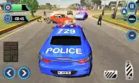 US Police Car Shooter: Crime City Gangster Chase Screen Shot 1