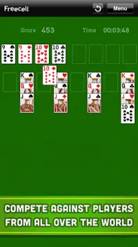 Freecell Solitaire Screen Shot 2