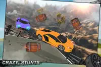 Free Fall Jungle Mega Car Ramps 3D Stunts Screen Shot 8