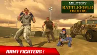 kung fu prajurit : pejuang militer game Screen Shot 1