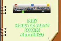 Animal Block Memory Games Screen Shot 0