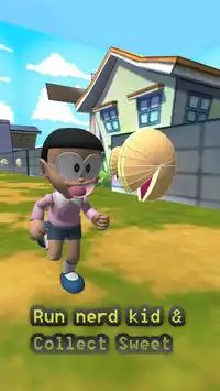 3D Nobi Anime Boy Subway Run Adventure Town Screen Shot 0