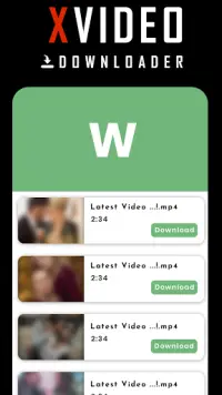 X Video Downloader - Free Video Downloader 2020 Screen Shot 1