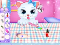 Cute Kitty Daycare Activity - Fluffy Pet Salon Screen Shot 3