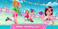 Roller Skating Girl - Street D Screen Shot 0