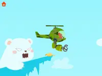 공룡 헬리콥터 - 아동용 공중 구조 게임 Screen Shot 12