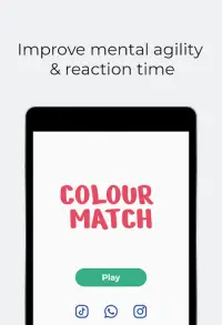 Colour Match: Fun Mental Agility & Reaction Time Screen Shot 7