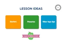 Lesson ideas for teaching and learning Screen Shot 6