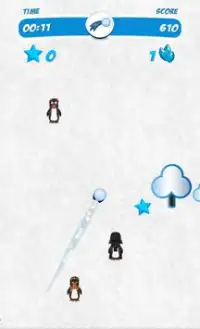 Frozen Snowball with Penguins Screen Shot 1