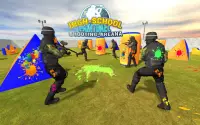 High School Paintball Shooting Arena : FPS Game Screen Shot 1