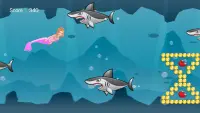 Shark Dash Mermaid Screen Shot 2
