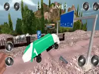 कचरा कार 3 डी का खेल Screen Shot 4