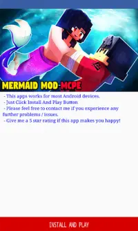 Mermaid Mod for Minecraft PE Screen Shot 2