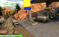 berg- stad olie- lading vrachtauto levering spel Screen Shot 3