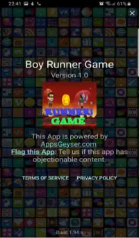 Boy Runner Game Screen Shot 2