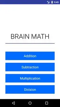 Brain Math Screen Shot 1