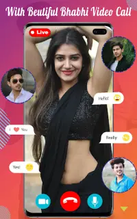 Indian Bhabhi Hot Video Chat, Hot Girls Chat Screen Shot 1