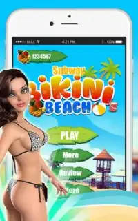 Subway Bikini Beach Screen Shot 0