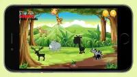 Wild Animals Puzzle & Coloring Screen Shot 1
