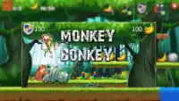 jungle 2 banana monkey running Screen Shot 2