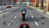Police Bike Crime Patrol Squad: Gangster Car Chase Screen Shot 7