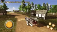 Village horse cart carriage transport simulator 3d Screen Shot 20