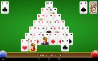 Classic Pyramid Solitaire Free Screen Shot 3