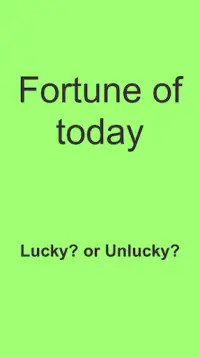 Fortune Of Today Screen Shot 3