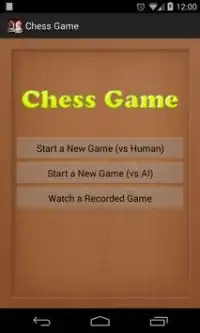 Chess Game AI Screen Shot 0