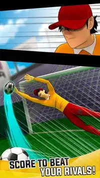 Anime Manga Fußballspiel: Elfmeter Tor Schießen Screen Shot 8
