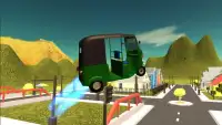 Tuk Tuk Rickshaw Flying Sim 3D Screen Shot 4