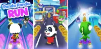Panda Panda Runner Game Screen Shot 5
