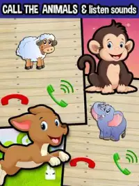 Baby Phone Games for Toddlers - Animals Music Screen Shot 2