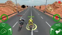 Traffic Moto Bike Attack Race Screen Shot 4