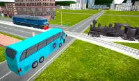 Bus contre Indian Train Furious Racing 2020 Screen Shot 1